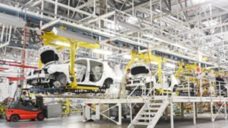 Fahrzeugproduktion in der Automobilindustrie